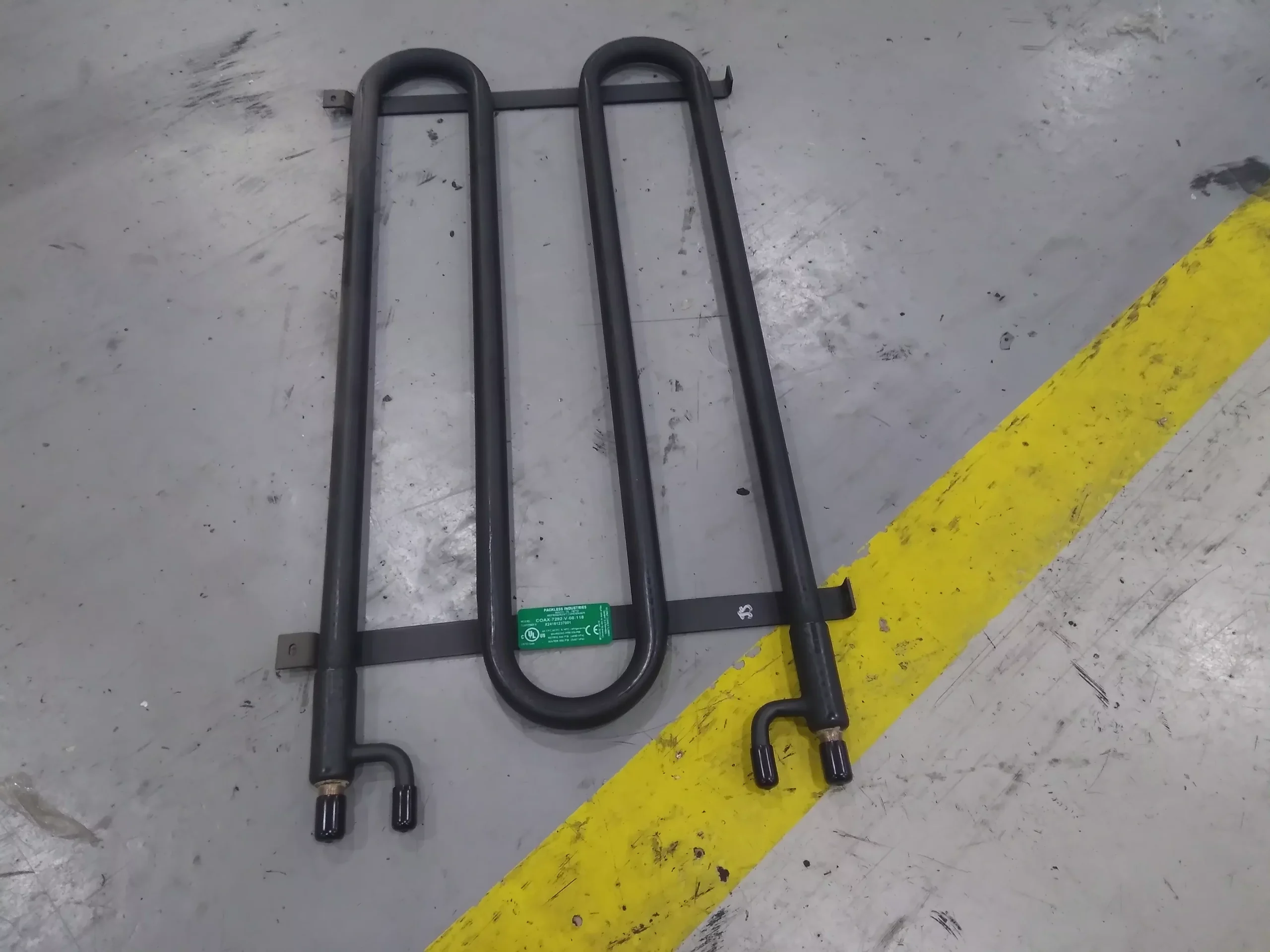 1-1/2" TON WATER SOURCE COAX REFRIGERANT CONDENSER WITH MOUNTING BRACKET
