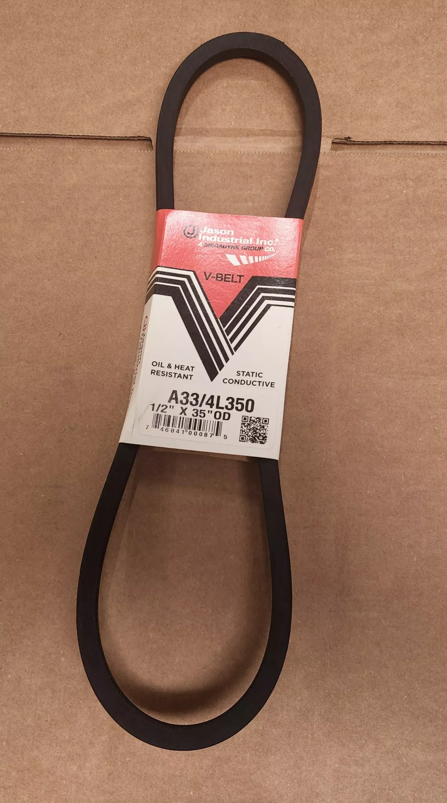 1/2" X 35" OD V Belt