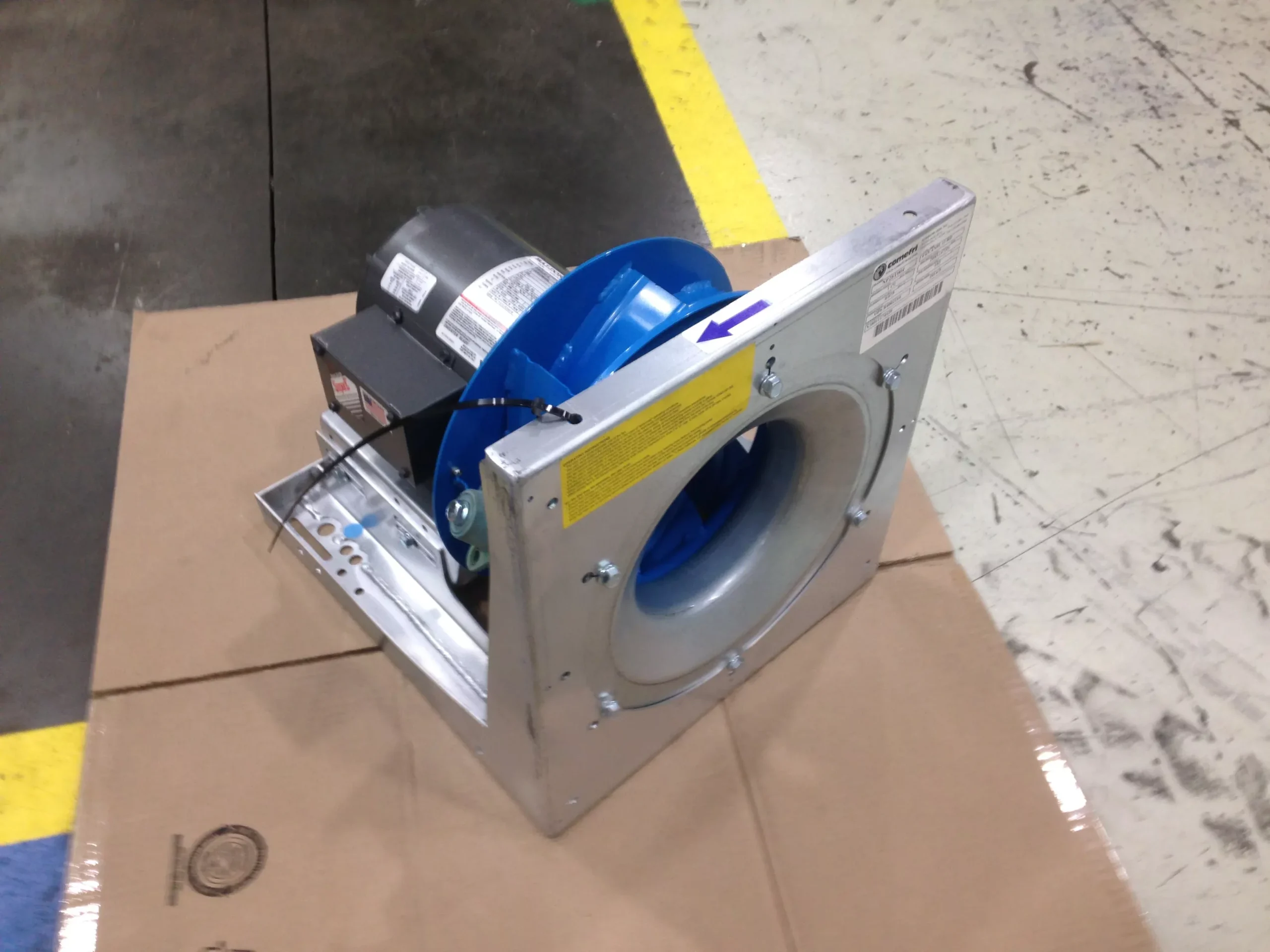 1 HP Fan Motor Assembly, 200/60/3RPM:1760