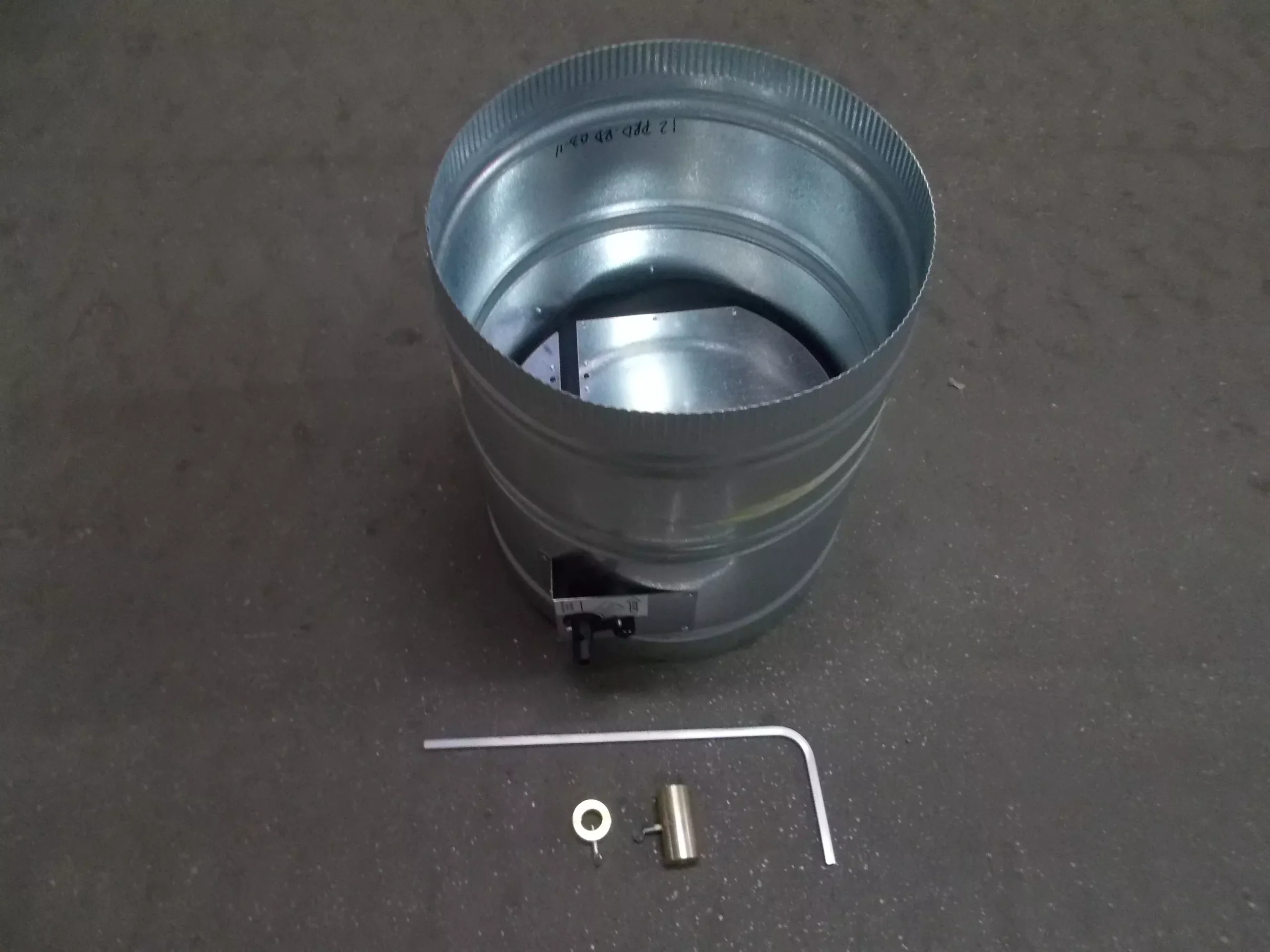 12" Ultra-Zone Round Pressure Regulating Barometric Bypass Damper
