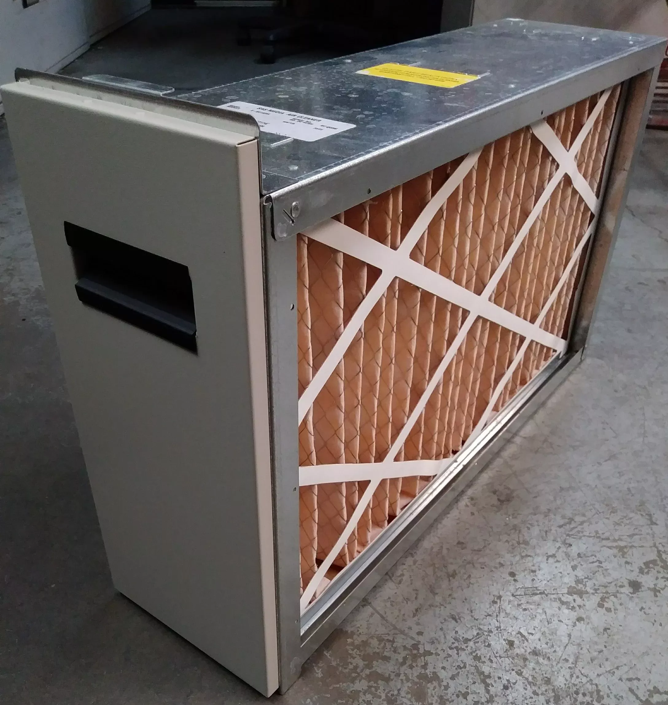 13-5/8" X 24-1/8" High Efficiency Retrofit Media Air Cleaner for Air Handler