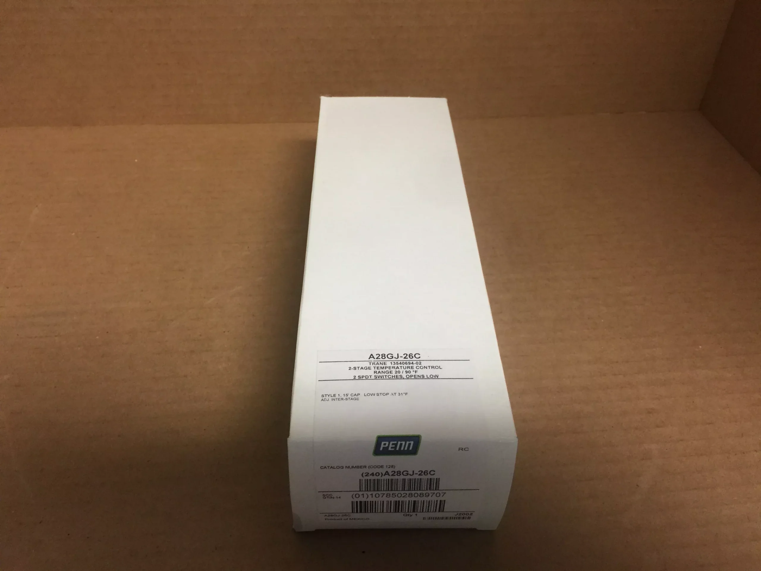 2 Stage Temperature Control, 20-90F