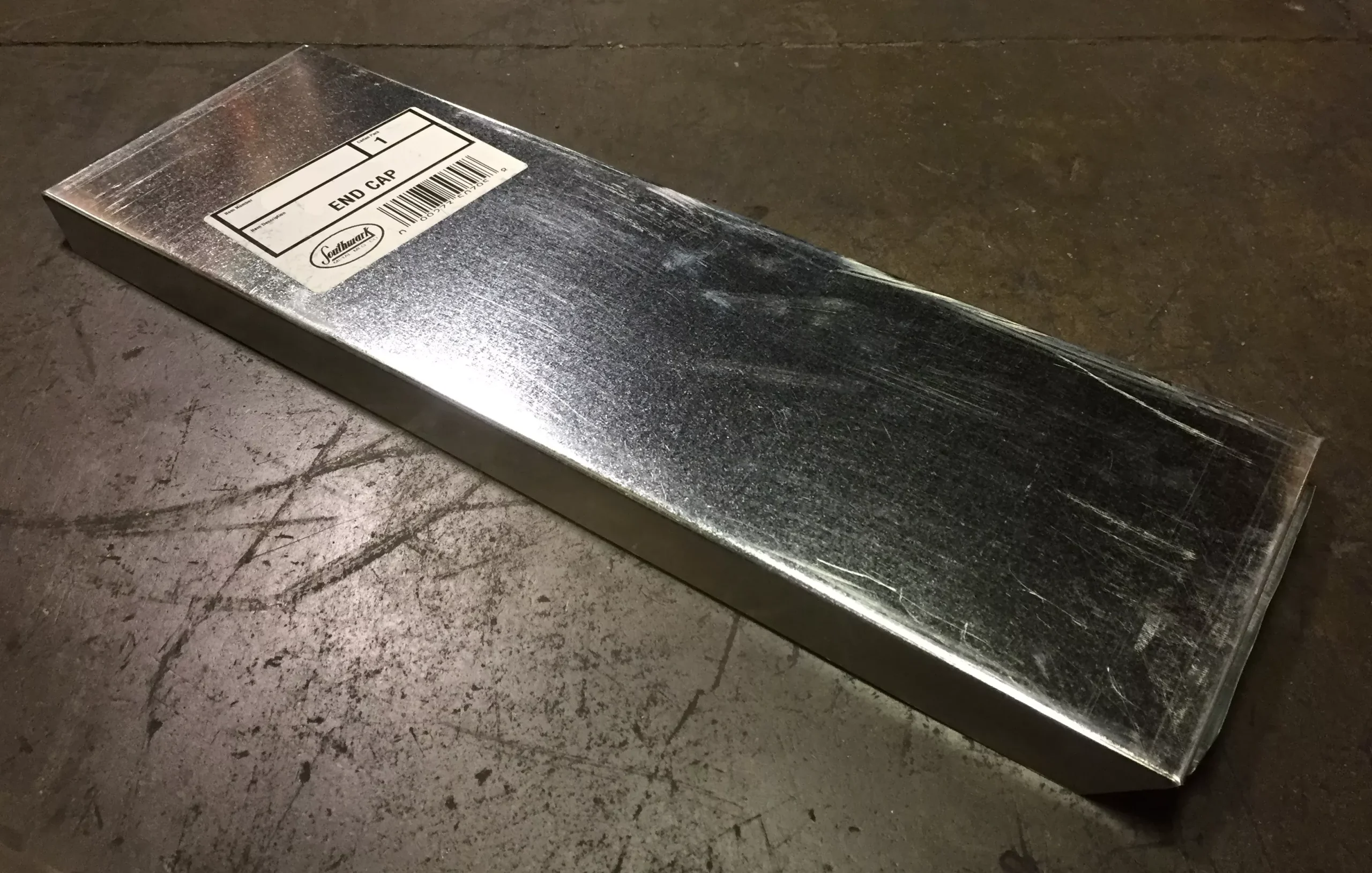 #21 26" X 8" RECTANGULAR DUCT END CAP
