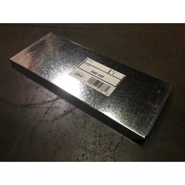 #21 28" X 10" RECTANGULAR DUCT END CAP