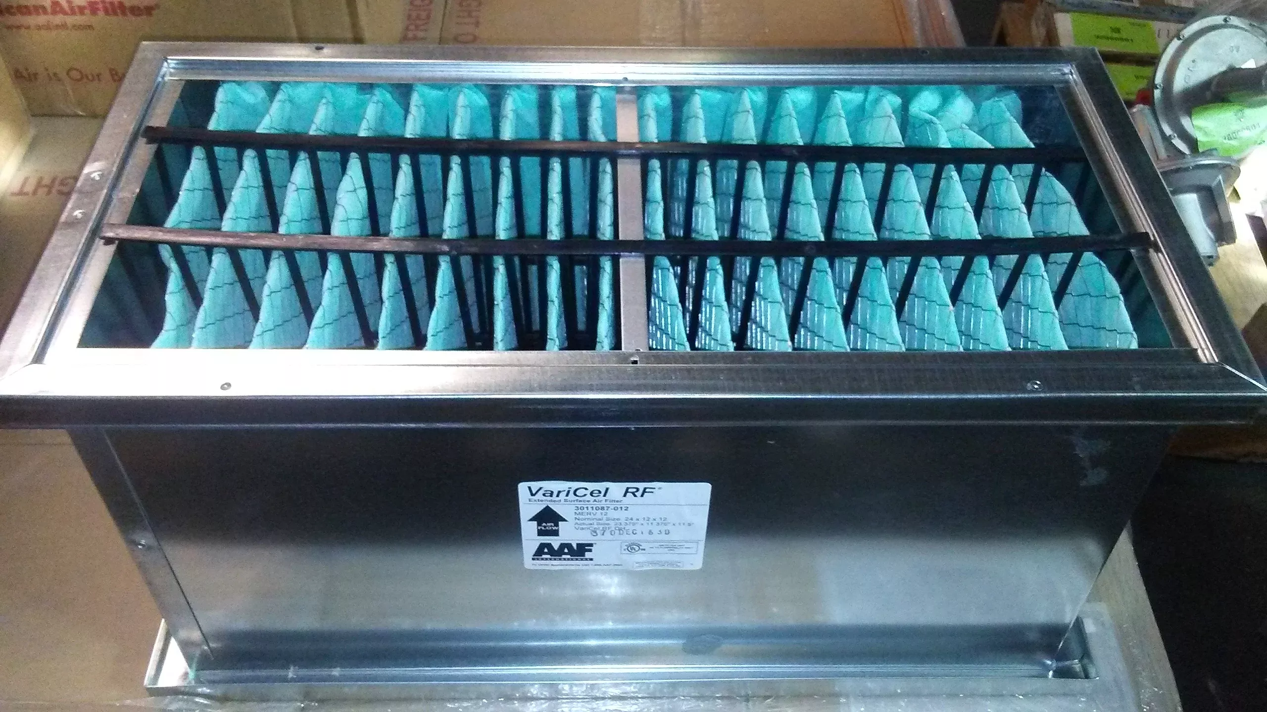 24"W X 12"H X 12"D EXTENDED SURFACE AIR FILTER