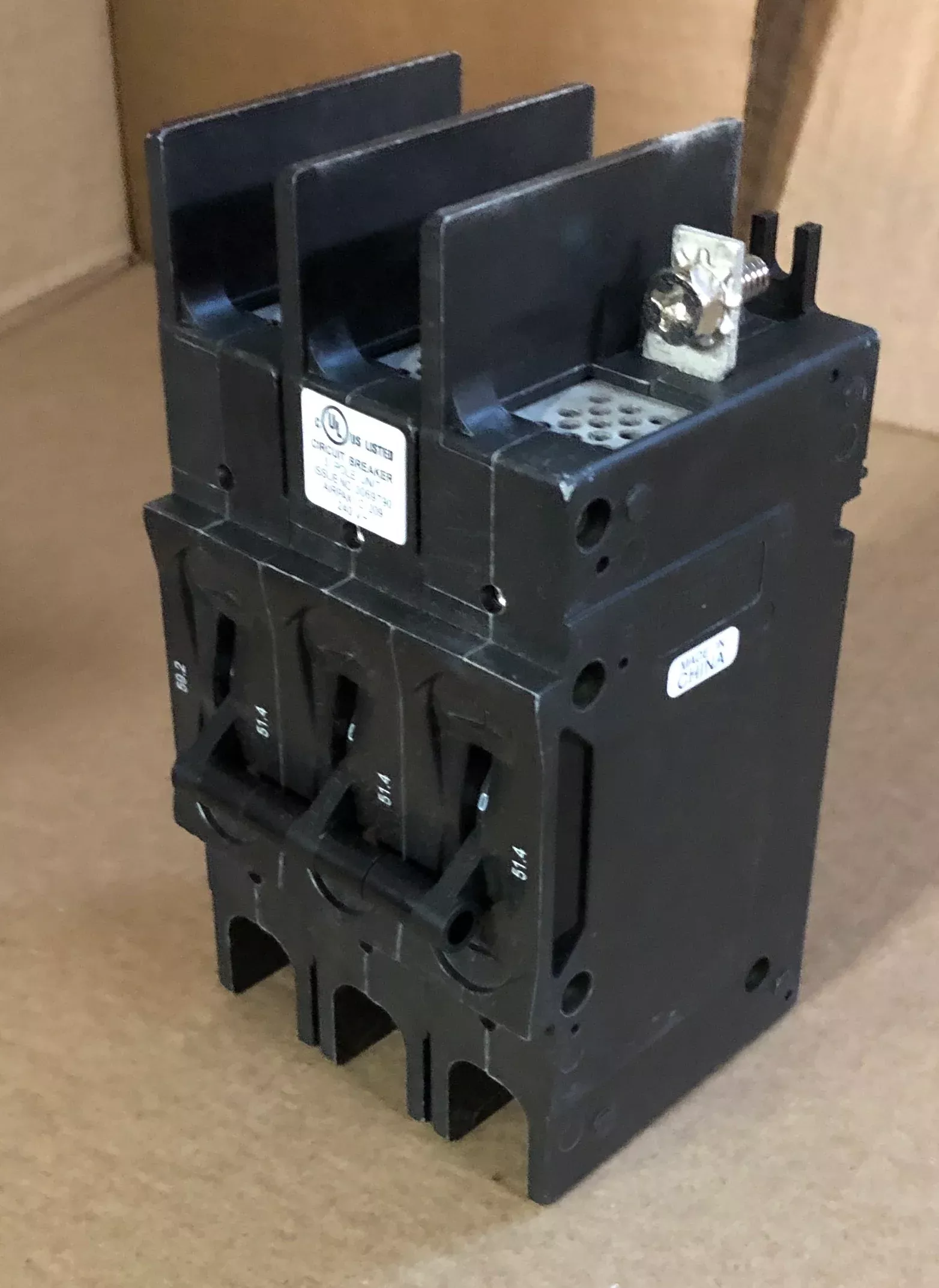 3 Pole 514 A 209 Multi-Pole Series Hyd Mag Cir Brkr Protector/For Manual Controller Applications