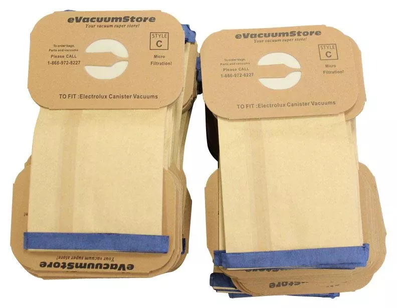 Aerus 100 Pack Generic Canister Vacuum Bags Style C