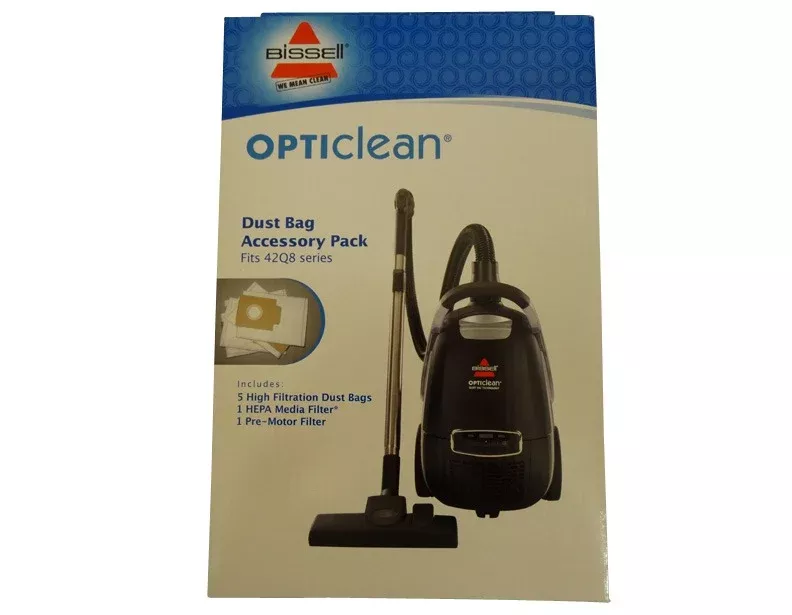 Bissell 42Q8 OptiClean Vacuum Bags 5 Pack and Filters
