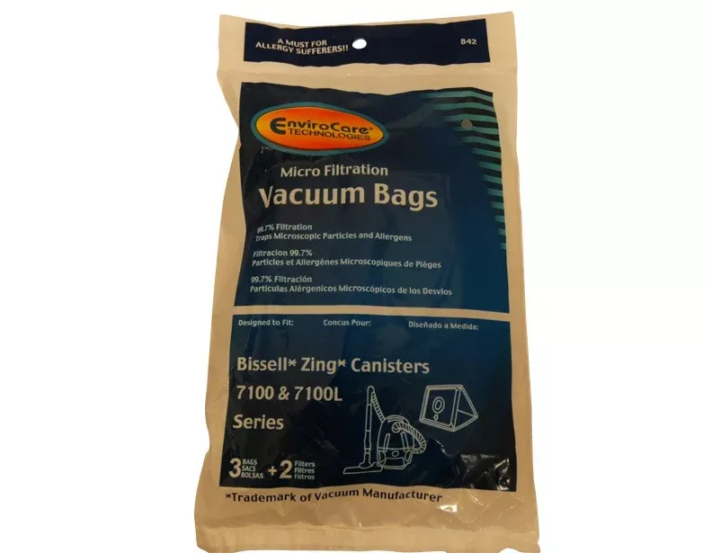 Bissell Zing -3 Bags and 2 Filters 2037960 - Generic