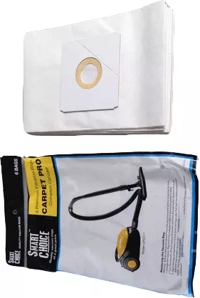 Carpet Pro & Fuller Brush Canister CPCC1 Vacuum Bags - 6 Pack # CC-6