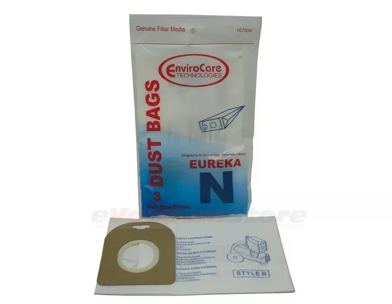 Eureka Style N Vacuum Bags Generic 9 pack