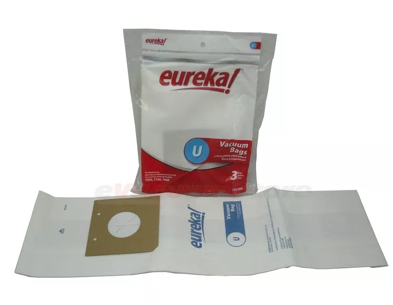 Eureka Style U Vacuum Bags Genuine 3 pack
