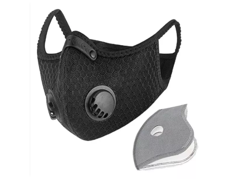 Face Guard Sports Mask – Black