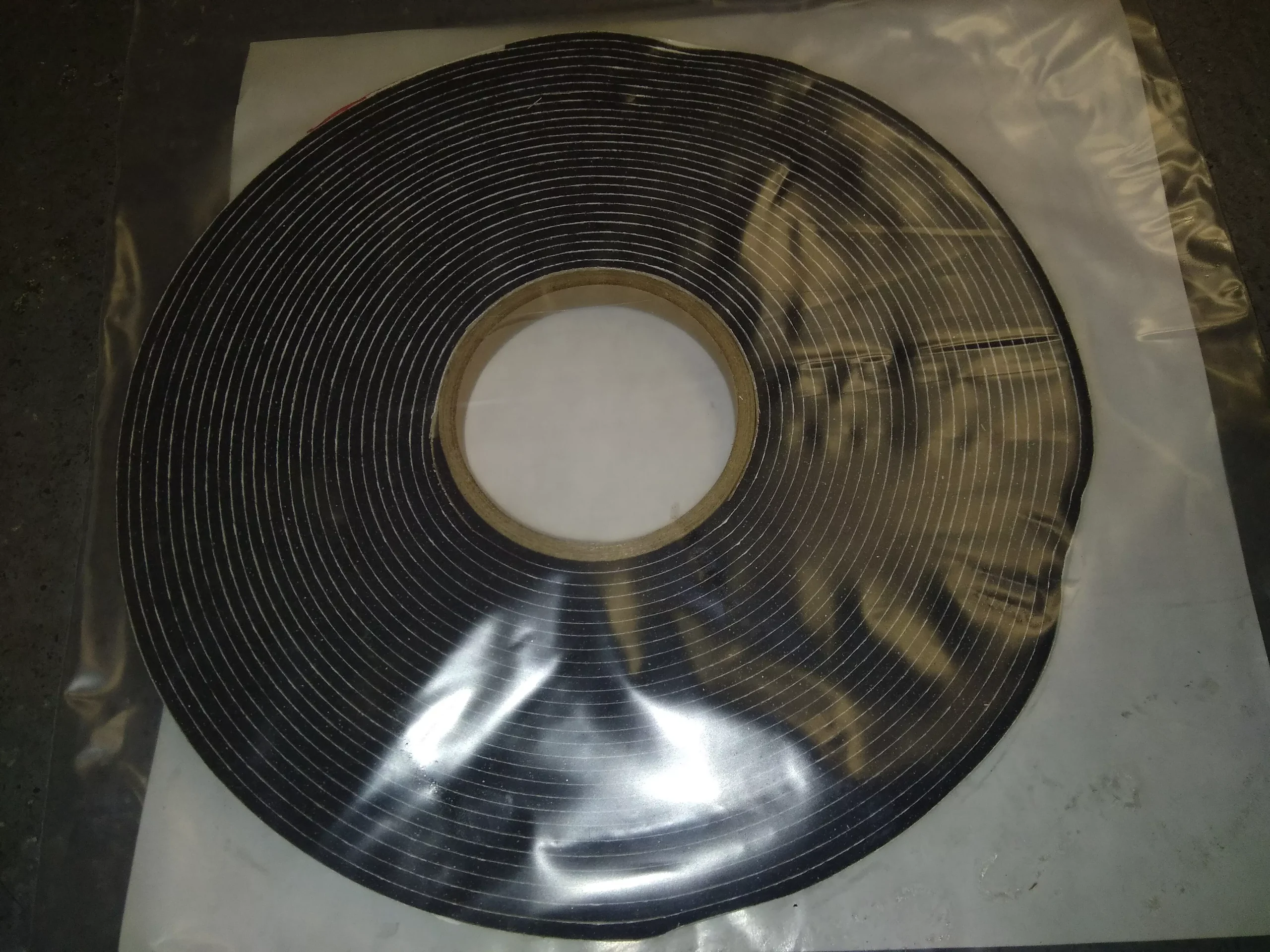 Foam Insulation Tape 1/8" Thick X 1/2" Wide X 50'