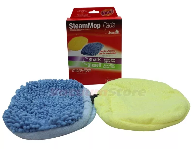 Home Source SteamMop Pads - Dusting and Scrubbing 2 pack