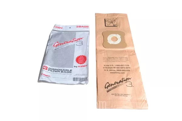 Kirby G3 Disposable Brown Filter Bags 9 Pack#197289