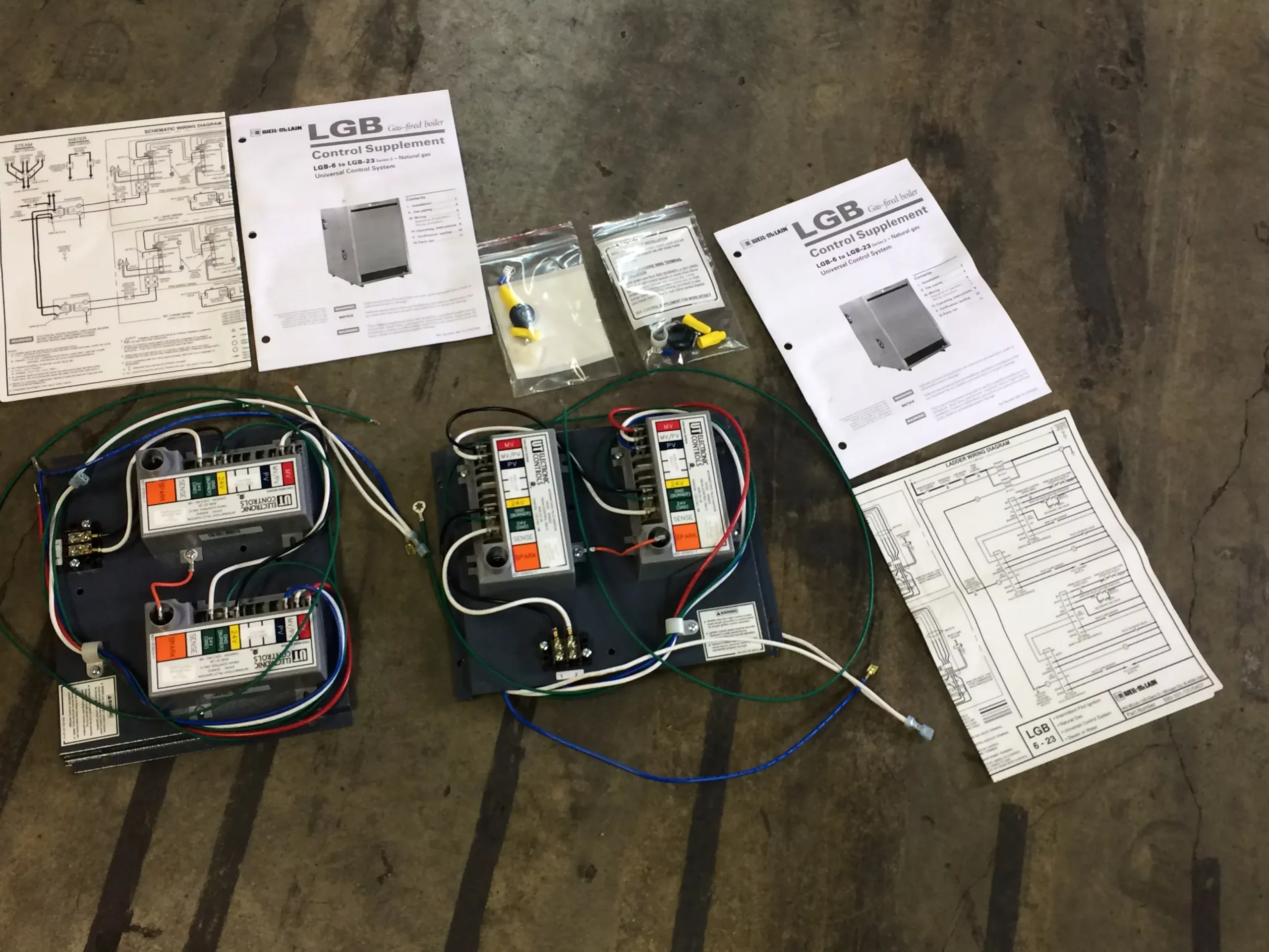 LGB NATURAL GAS WATER COLUMN CONTROLS