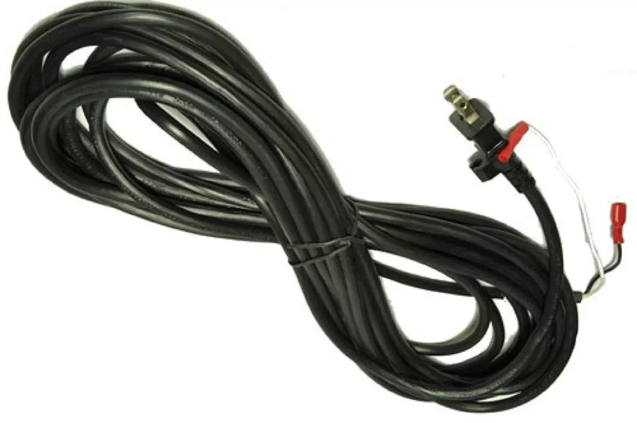 Oreck Vacuum Power Cord 18 Gauge 2 Wire - 30 Feet - Black 77132-02-327, 75163-03-328,09-75612-01, 430000915, 58-5807
