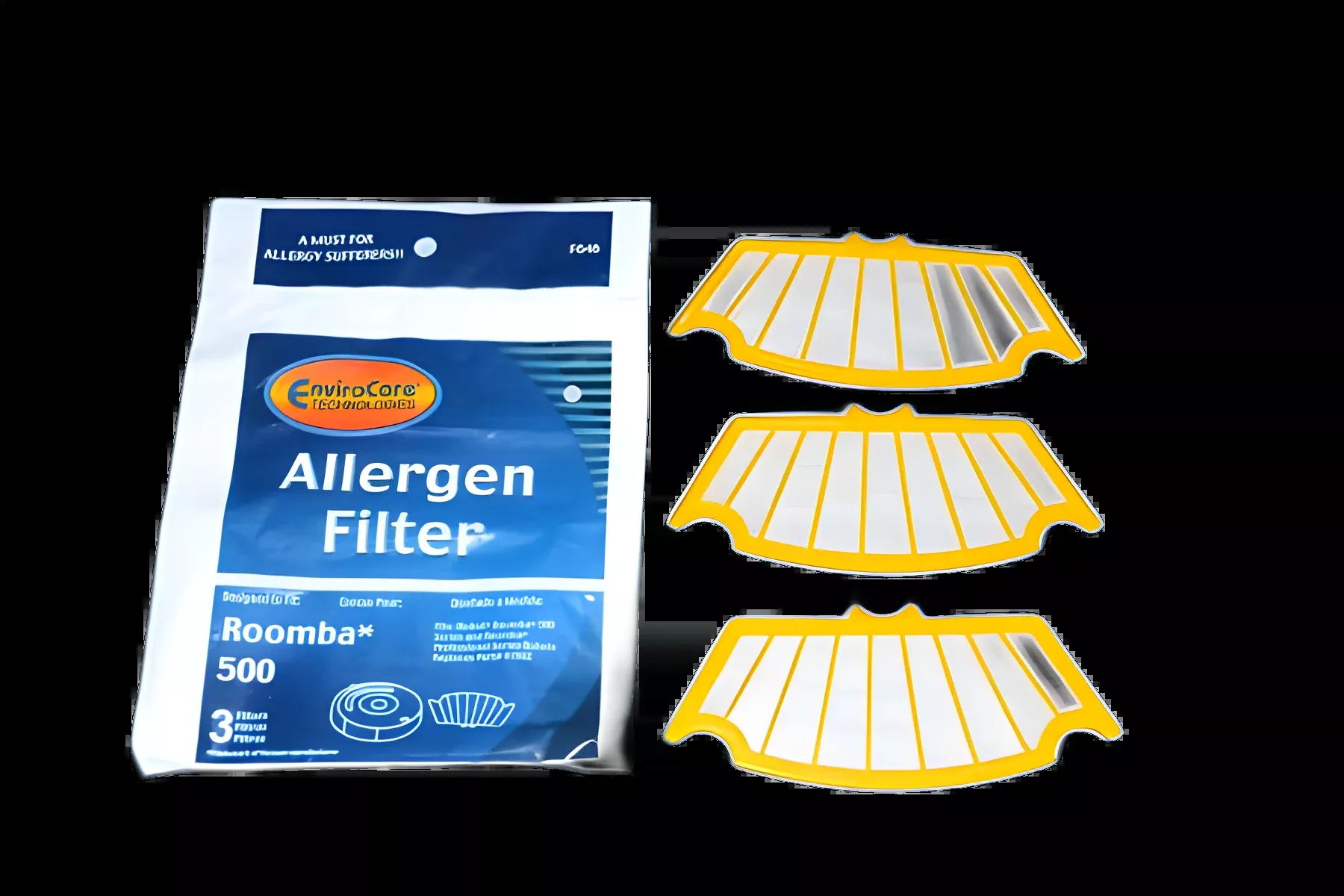 Roomba 500 Sweeper Allergen Filter 3-Pack #F646