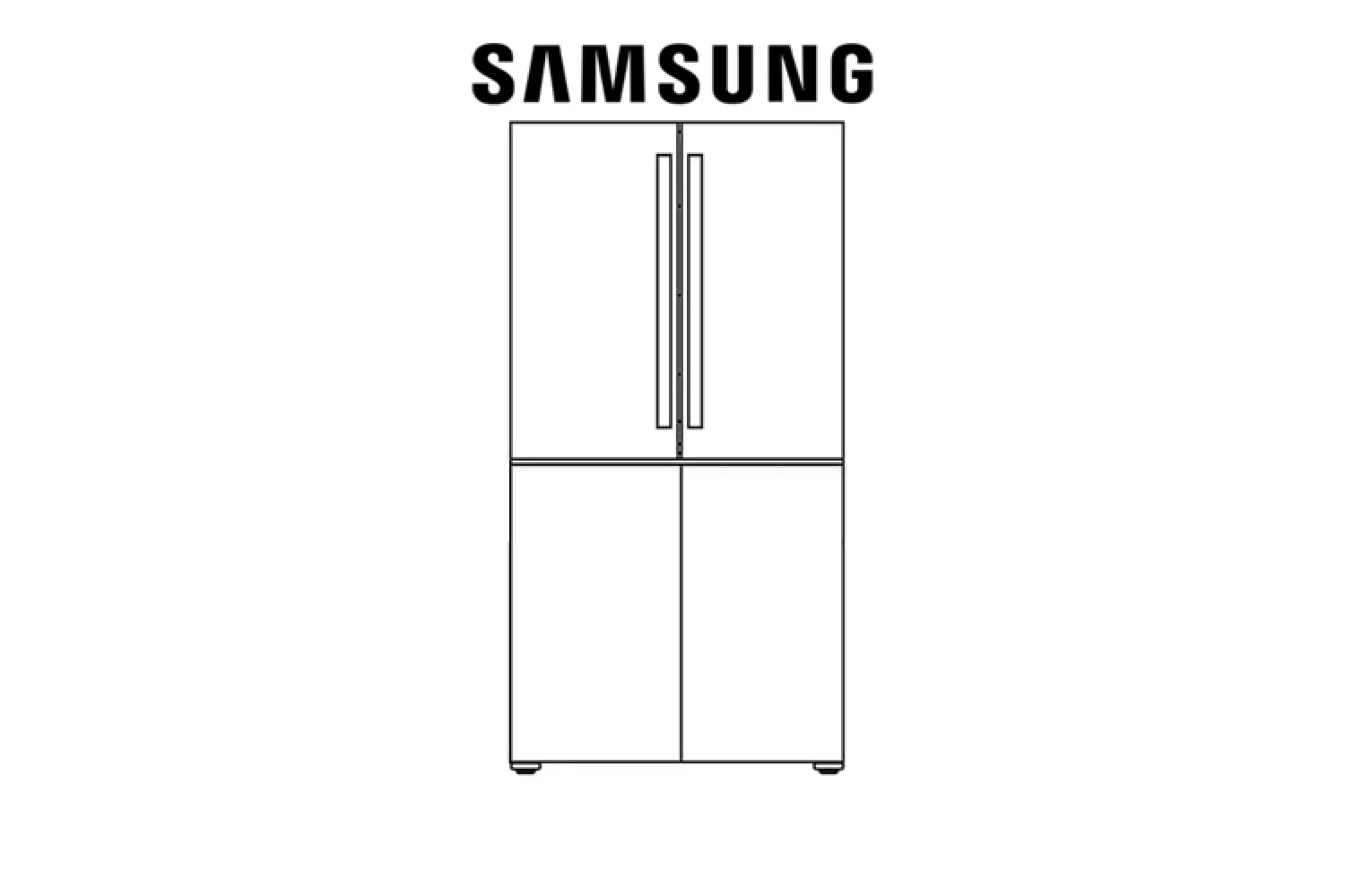 SAMSUNG FRIDGERefrigerator Middle Left Rail - DA97-13781A