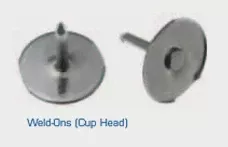 WELD-ONS CUP 1/2", .500 GRIP LENGTHSOLD AS 1000 PER BUCKET